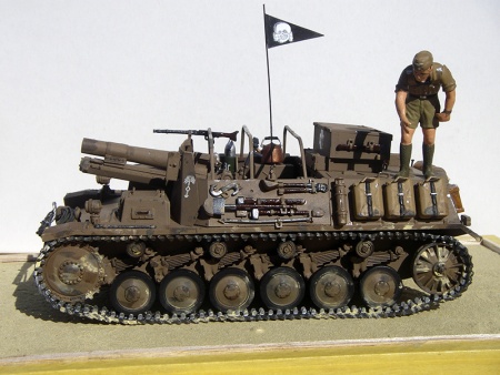 35012 Немецкое 150-мм самоходное орудие Штурмпанцер II ARK model
