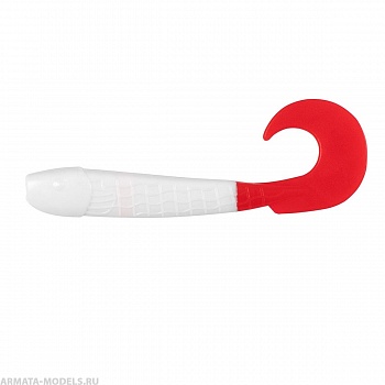 Твистер Long Hybrid 3,55"/9,0 см White RT 7шт. (HS-15/1-003) Helios