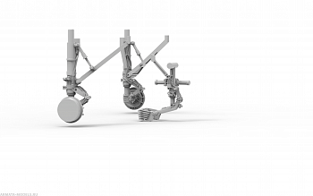 AM72575 НАБОР 3Д СТОЕК ШАССИ СУ-75