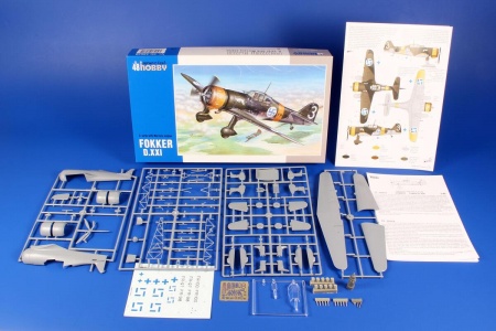 SH48078 Fokker D.XXI 3. sarja with Mercury engine Special Hobby