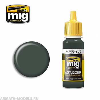 AMIG0253 Ammo Mig Акриловая краска RLM 74 Graugr?n 17мл