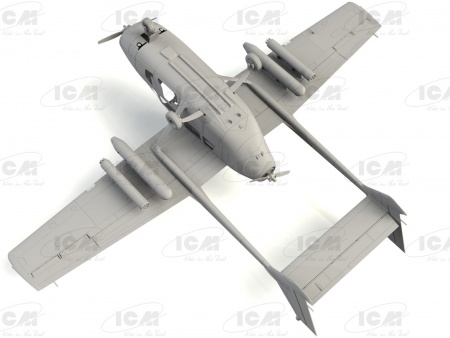 48290 Cessna O-2A Skymaster, Американский самолет-разведчик ICM 48290 Cessna O-2A Skymaster, Американский самолет-разведчик ICM