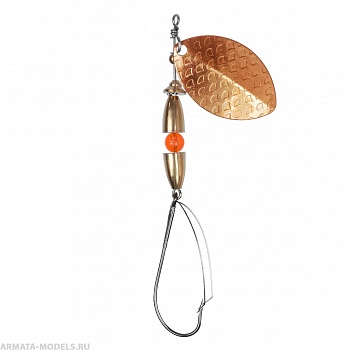 Блесна Вращ.премиум Олимпик 4 Незацепл. 10гр цв. 06 медь чешуя (PR-O4N-06) Premier