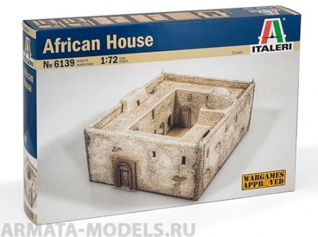 6139ИТ Макет Африканский дом Italeri