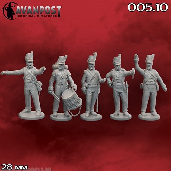 005.10АП Британская артиллерия: командная группа (1813-1815)