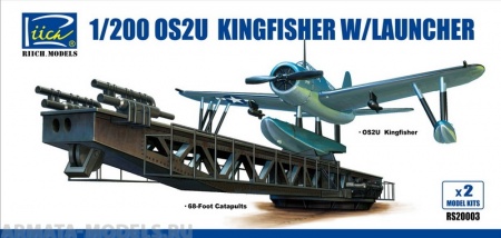 RS20003 Гидроплан OS2U-3 Kingfisher с катапультой Riich Models