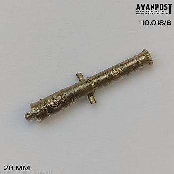 10.018/BАП Бронзовый ствол для лёгкой 6-фунтовой пушки