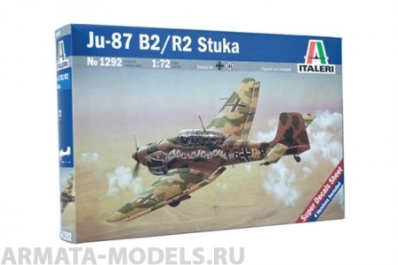1292ИТ Самолет Ju-87 B2/R2 Stuka Italeri
