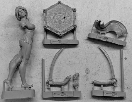 CHM-54369. Миры Фэнтези: Принцесса Аграбы. 54 мм. Материал - смола. Chronos Miniatures