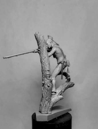 CHM-54314. Ирокез (№4), 1750-60 гг. Материал - смола. Chronos Miniatures