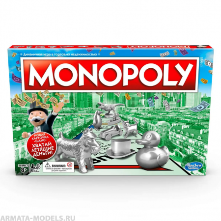 C1009E76 Игра настольная Hasbro Games Классическая монополия Обновленная