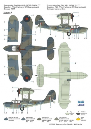 SH72429 Supermarine Sea Otter Mk.I 'WWII Service' Special Hobby