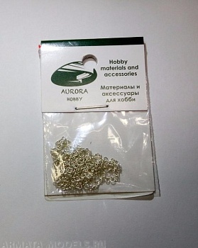 AH6013 Цепь плетеная якорная - звено 2,1х1,6 мм (медь), длина 50 см