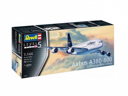 03872RE Самолет Airbus A380-800 Lufthansa New Livery Revell 03872RE Самолет Airbus A380-800 Lufthansa New Livery Revell
