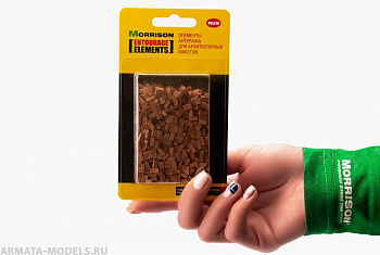 023mb43 Мини кирпичики в масштабе 1:43 (500 шт.)