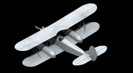 48253 Советский санитарный самолет По-2 с санитарными кассетами ICM