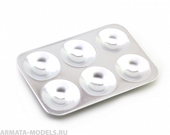 16704J Палитра прямоугольная,  6 ячеек