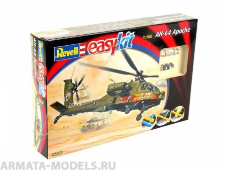 06646 Сборка Боевой Вертолет AH-64 Apache Revell