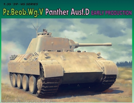 6813Д ТАНК Pz.Beob.Wg.V Ausf.D РАННИЙ Dragon