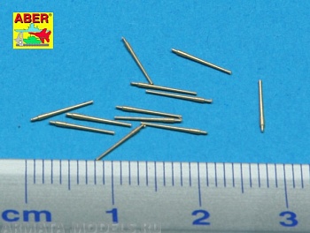ABR-1:350-L-20  Дополнения для  Set of 12 pcs 76,2mm (3in/50) barrels for USN ships  для  1/350 ABR-1:350-L-20  Дополнения для  Set of 12 pcs 76,2mm (3in/50) barrels for USN ships  для  1/350