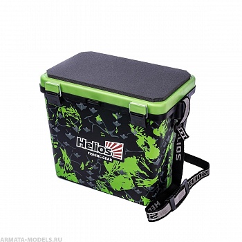 Ящик рыболовный зимний SHARK односекционный салатовый (HS-IB-19-SHG-1) Helios