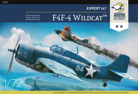 AH70047 F4F-4 Wildcat Expert Set Arma Hobby