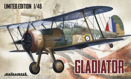 1145 Самолет Gladiator Mk.I/II EDUARD