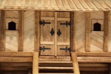 1001 сборная деревянная модель Спасская церковь СВ Модель