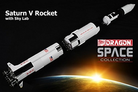 50392Д 1/72 Космический Корабль Saturn Vw/Skylab Dragon