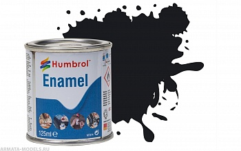 AW0021 Краска эмалевая No 21 Black - Gloss Tin No 4 125ml