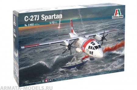 1402ИТ САМОЛЕТ C-27J SPARTAN Italeri