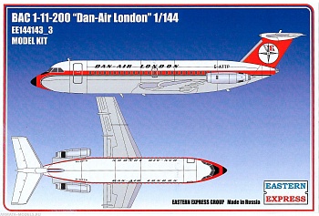 ЕЕ144143_3 Авиалайнер BAC 1-11-200 DAN-AIR LONDON