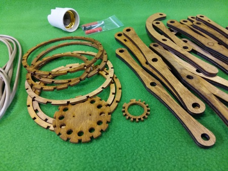 5037 светильник настенный 'Гармошка' (набор для сборки) СВ Модель