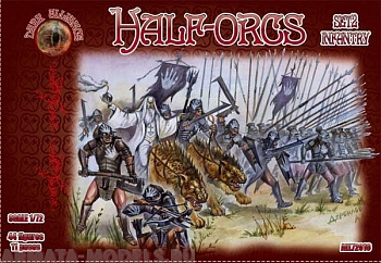 ALL72016 Фигуры Half-orcs set 2 1/72 ALL72016 Фигуры Half-orcs set 2 1/72
