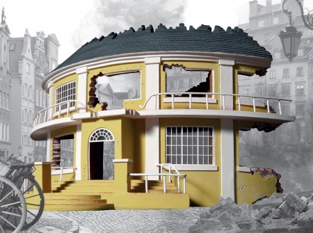 A75015 Сборная модель здания Polish Bank Airfix