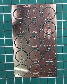 4924J Диск для ревитера d 15 мм, шаг 0,8 мм, 15 шт.