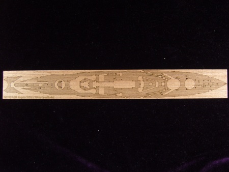 AW20075 Деревянная палуба для IJN Nagato 1933