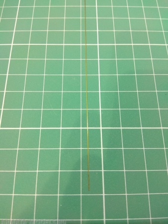 AMT026 Латунная трубка малого диаметра 0,5мм, длина 195мм