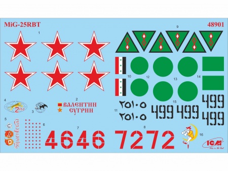 48901 МиГ-25 РБТ, Советский самолет-разведчик ICM