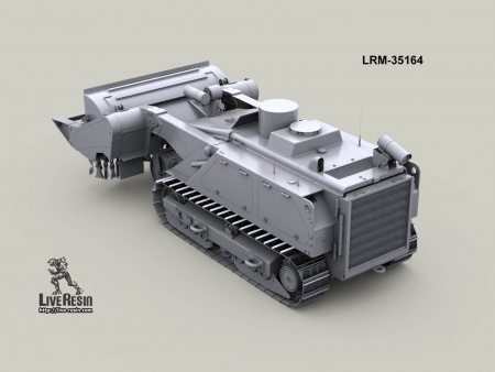 LRM35166 Саперный робот УРАН-6 с цепным тралом Live Resin