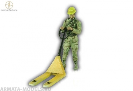 MMF-F003 Американский солдат с подъемником для поддонов MinimanFactory