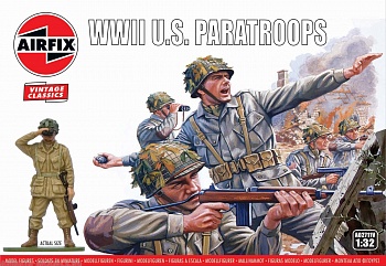 A02711V Набор фигур  WWII U.S. Paratroops