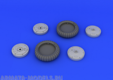 632018ED  Bf109G-6 wheels for Revell 1/32