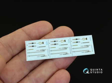 QD48070 3D Декаль интерьера кабины F-14D (для модели Tamiya)