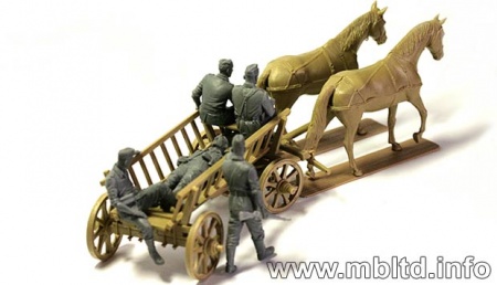 Набор фигурок MB3558 Фигурки Дорога к задней Master Box (MB)