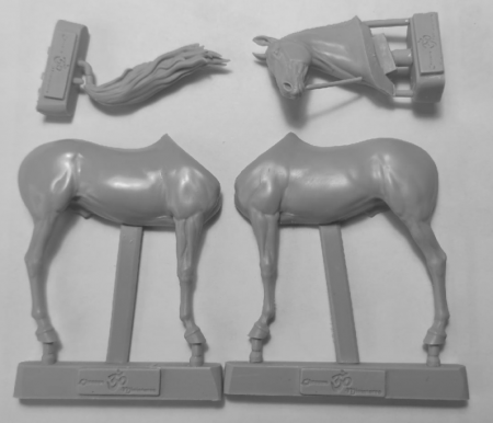 CHM-54193. Животные: Лошадь №13(54). 54 мм. Материал - смола. Chronos Miniatures