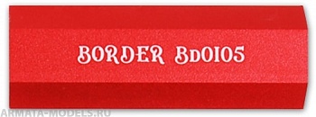 BD0105-R Металлический шлифовальный блок красный BD0105-R Металлический шлифовальный блок красный