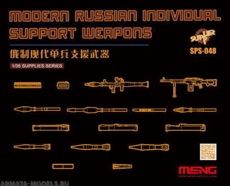 SPS-048 Modern Russian Individual Support Weapons Meng