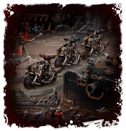43-08GW Набор Космодесант Хаоса. Байкеры (Chaos Space Marines Bikers)