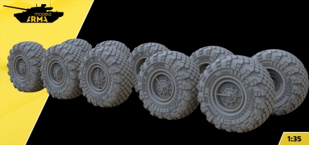 AM35963 Колеса под нагрузкой (Не для свободной продажи) Arma Models